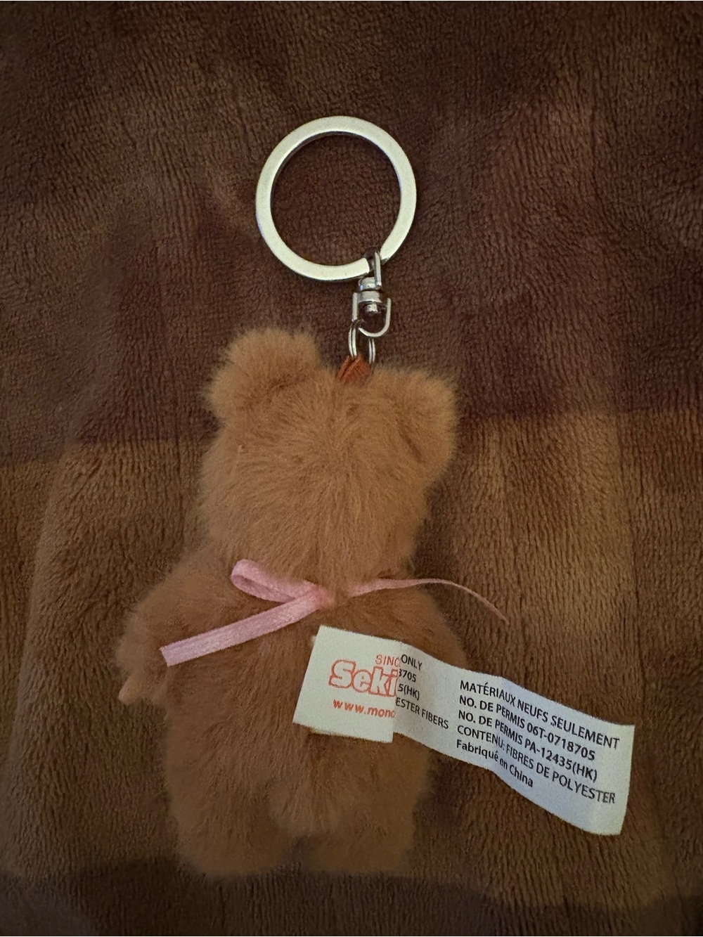 monchhichi bear "bearchhichi" keychain bag charm - Picture 2 of 2